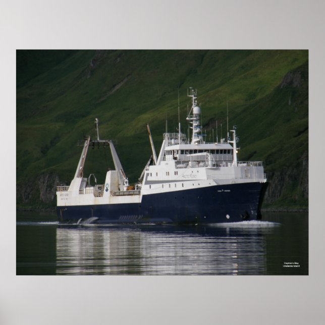 Arktischer Fjord, Fanggerät/Prozessor in der Capta Poster (Vorne)