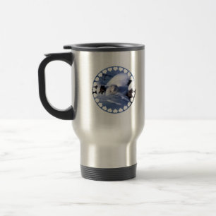 Arktischer Fox-Reise-Tasse Reisebecher