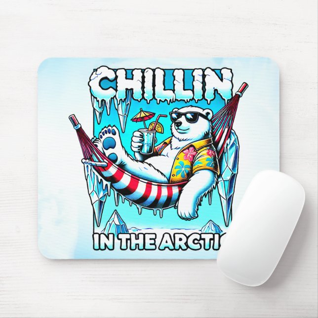 Arktischer Urlaub Mousepad (Mit Mouse)