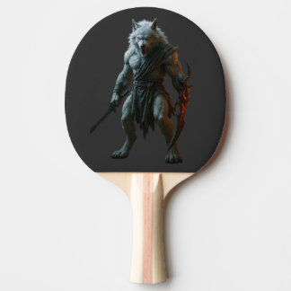 Arktischer Werwolf Tischtennis Schläger