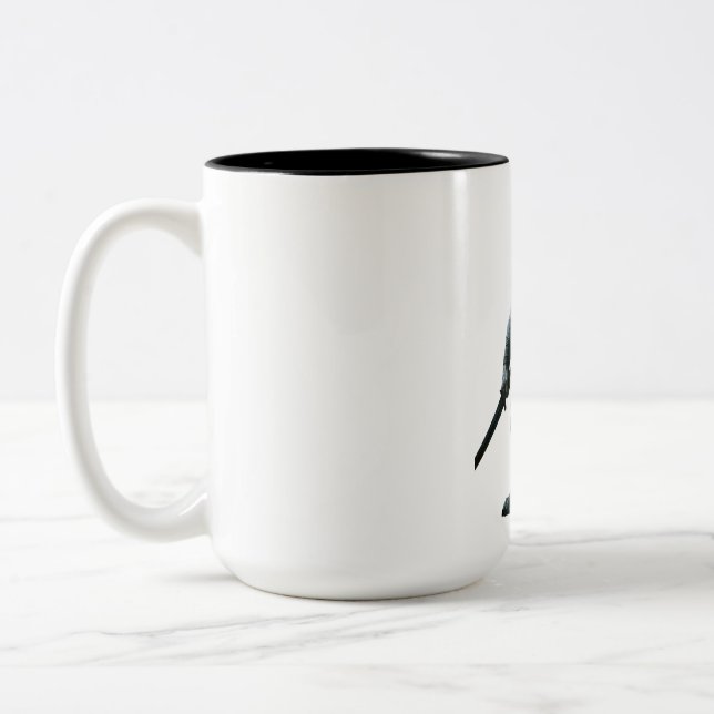 Arktischer Werwolf Zweifarbige Tasse (Links)