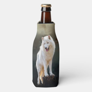 Arktischer Wolf Flaschenkühler