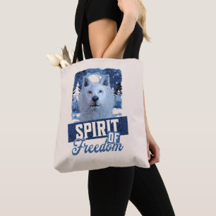 Arktischer Wolf Geist der Freiheit Wildlife Design