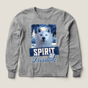 Arktischer Wolf Geist der Freiheit Wildlife Design