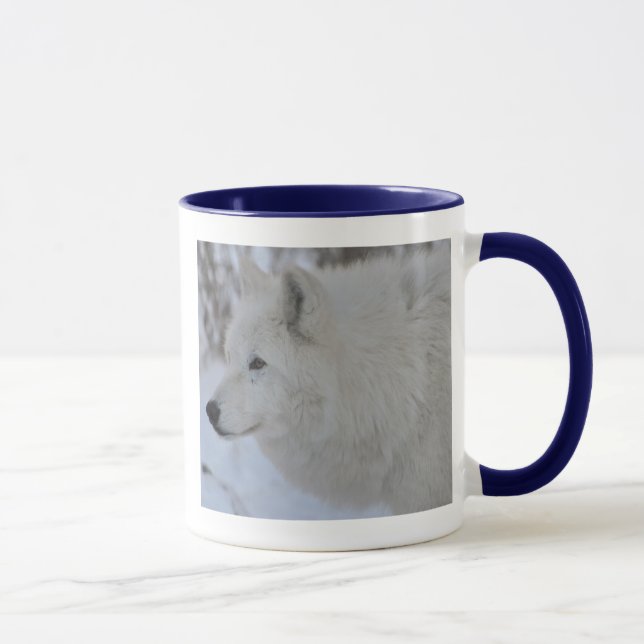 Arktischer Wolf Tasse (Rechts)