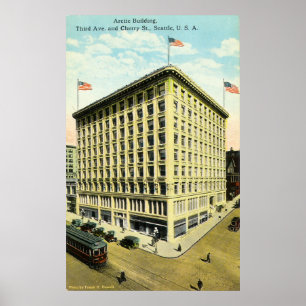 Arktisches Gebäude, Seattle, WA Poster