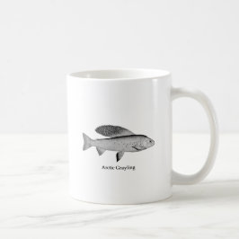 Arktisches Graylings-Logo (Linie Kunst) Kaffeetasse