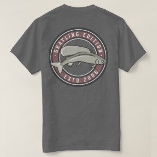 Arktisches Graylings-Rot T-Shirt