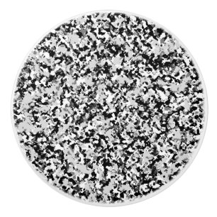 Arktisches Weiß Grau Schwarzes Tarndruck-Tarnmuste Keramikknauf