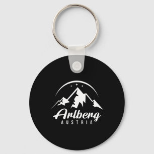 Arlberg Austria Ski Resort Skifahren Snowboarden S Schlüsselanhänger