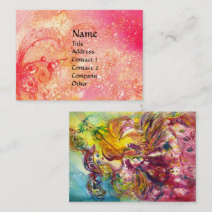 ARLECCHINA UND CAT, Geige, Musik, Theaterkünstler Visitenkarte