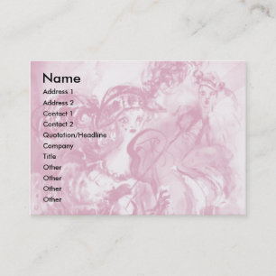 ARLECCHINA VIOLINIST, Violine, Musik, Theaterkünst Visitenkarte