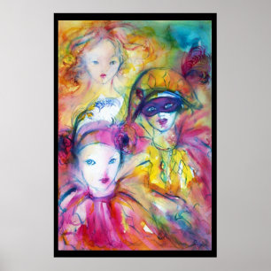 ARLECCHINO PIERO UND COLOMBINA POSTER