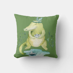 Arlena der Alligator Kissen