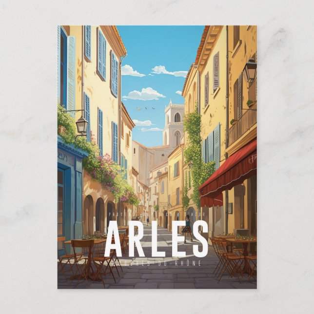 Arles - Frankreich - Illustration Postkarte (Vorderseite)
