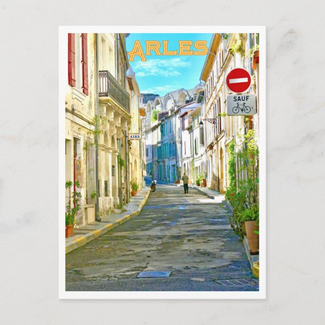 Arles, Frankreich Postkarte (Vorderseite)