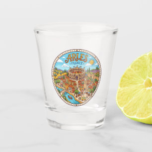 Arles Frankreich Schnapsglas