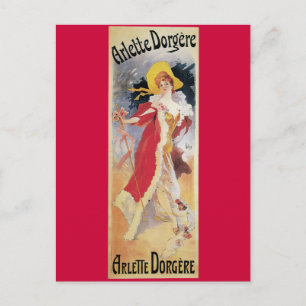Arlette Dorgere, 1904 Art Nouveau Postkarte