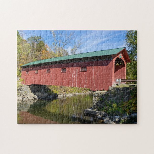 Arlington Covered Bridge in Vermont Puzzle (Horizontal)