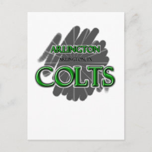 Arlington High School Colts - Arlington, TX Postkarte