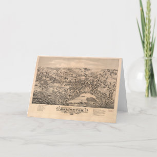 Arlington Massachusetts (1884) Karte