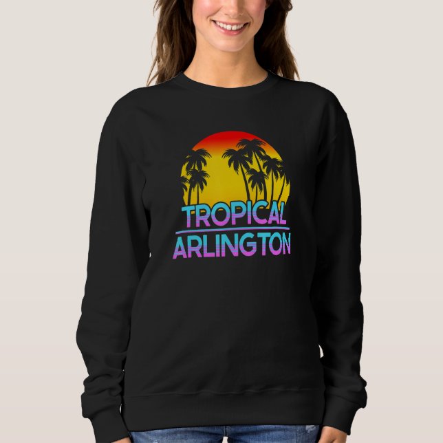 Arlington Minnesota Funny Ironic Weather Sweatshirt (Vorderseite)