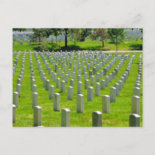 Arlington National Cemetery Grabsteine Washington  Postkarte