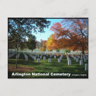 Arlington National Friedhof Herbst Postkarte