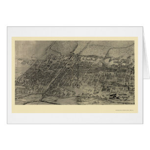 Arlington, NJ panoramische Karte - 1907