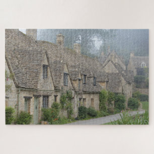 Arlington-Reihe, traditionelle Häuser in Bibury Puzzle