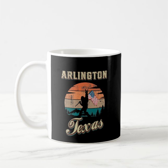 Arlington Texas Kaffeetasse (Links)