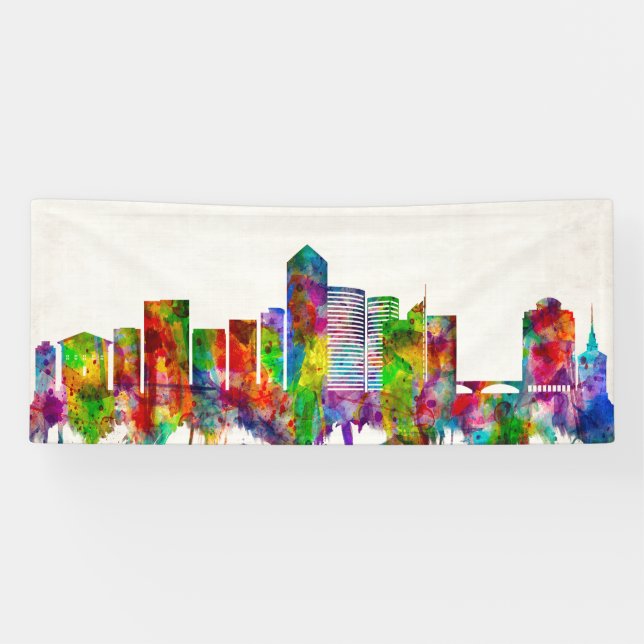 Arlington Texas Skyline Banner (Horizontal)