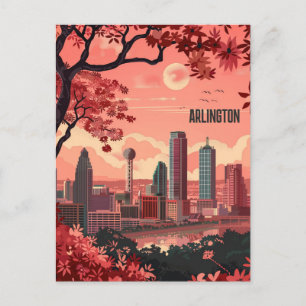 Arlington Texas Travel Postkarte