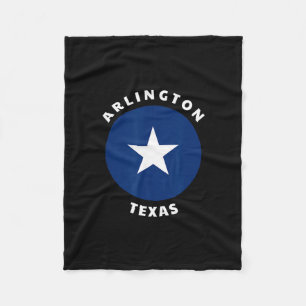 Arlington Texas Tx Bullseye Reise Urlaubsandenken Fleecedecke
