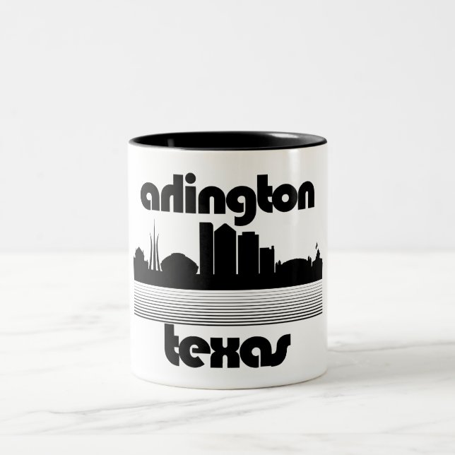 Arlington, Texas Zweifarbige Tasse (Mittel)
