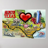 Arlington TX Karte