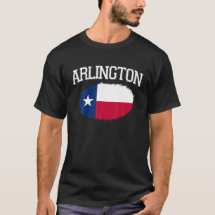 ARLINGTON TX TEXAS Flag Vintag USA Sports Men WM T-Shirt