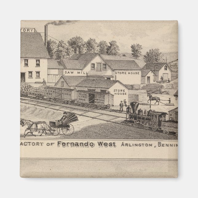 Arlington Vermont Magnet (Vorne)