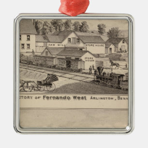 Arlington Vermont Ornament Aus Metall
