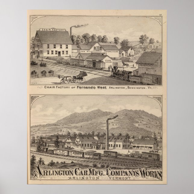 Arlington Vermont Poster (Vorne)