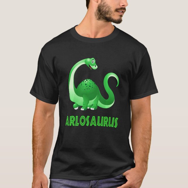 Arlo Arlosaurus Cool Dinosaur Kid T-Shirt (Vorderseite)