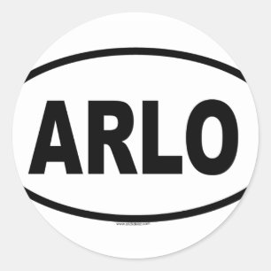 ARLO RUNDER AUFKLEBER