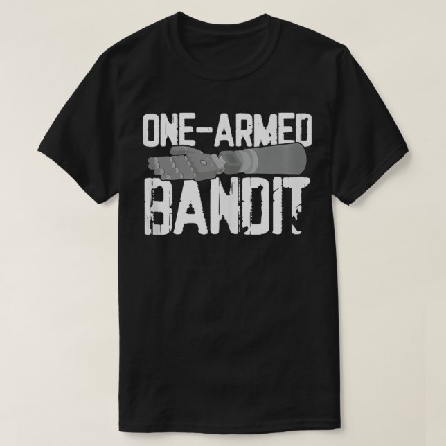 Arm Amputee Funny Spaß Amputation Support Joke G T-Shirt (Design vorne)