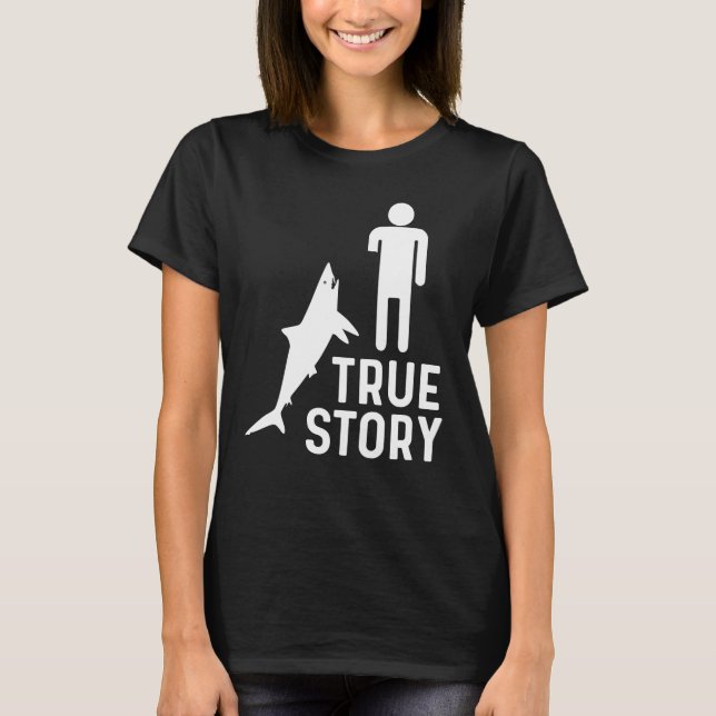 Arm Amputee Funny True Story Spaß Amputated Arms T-Shirt (Vorderseite)