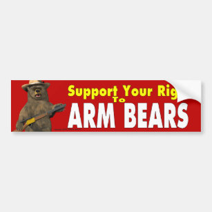 Arm-Bären! Autoaufkleber