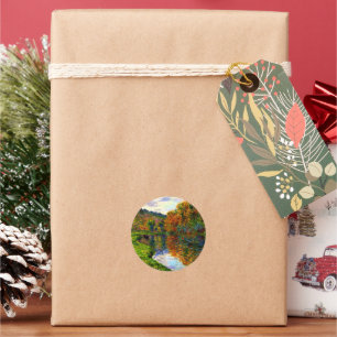 Arm des Jeufosse, Herbst, Runder Aufkleber