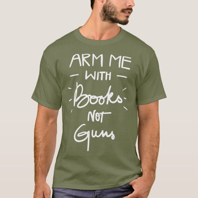Arm mich mit Büchern, die nicht schief laufen für  T-Shirt (Vorderseite)