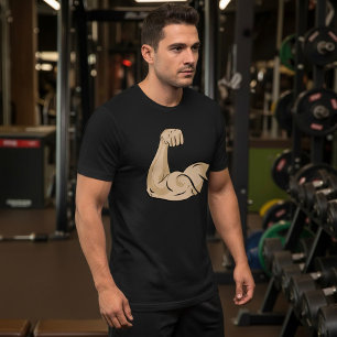 Arm-Muskel-Männer-T-Shirt T-Shirt