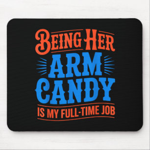 Arm-Schmuck Vollzeitjob Verlobung Verlobter Paar Mousepad