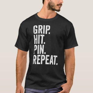 Arm Wrestler Grip Hit Button Wiederholen Arm Wrest T-Shirt